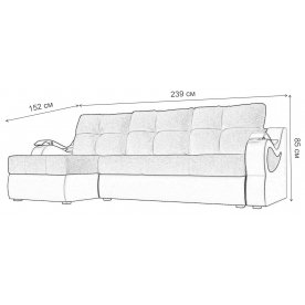 Диван угловой Меркурий