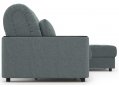 Диван угловой Moon Family 018/Н30Сн+7Ян+(2)65н 003546 со спальным местом 160 велюр серый 66-102