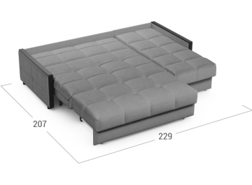 Диван угловой Moon Family 125 / Н30 Lux v1+7Я н+(2)65 н 004849