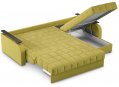Диван угловой Moon Family 044/Н30н+7Ян+(2)65н 003122 со спальным местом 140 велюр желтый 74-12