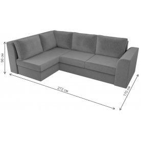 Диван угловой Крона левый