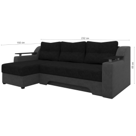 Диван угловой Сенатор НПБ