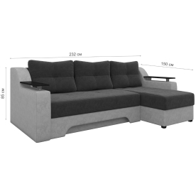 Диван угловой Сенатор НПБ