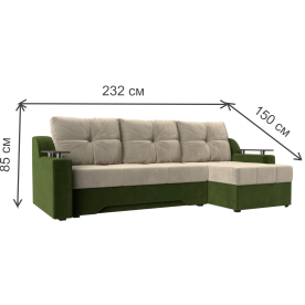 Диван угловой Сенатор