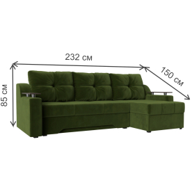 Диван угловой Сенатор