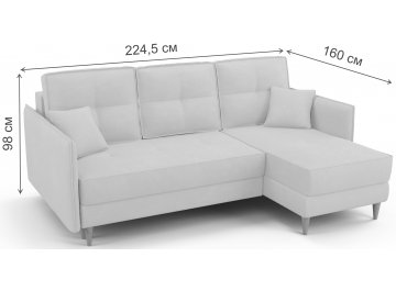 Диван угловой Z3.2 Дрезден правый