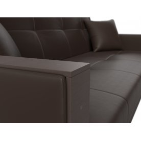 Диван Валенсия эко кожа коричневый