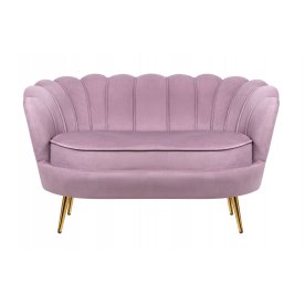 Дизайнерский двухместный диван Pearl Double Pink