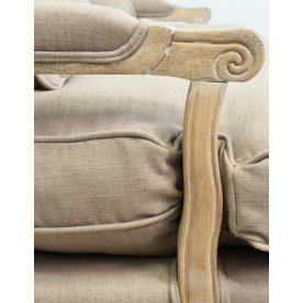 Дизайнерский двухместный диван Yareli Brown