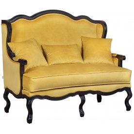 Двухместный дизайнерский диван Brody Double yellow