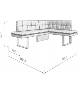 Диван Magic 178-140 R правый