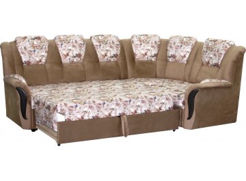 Угловой диван Маэстро 2 вариант 1 коричневый