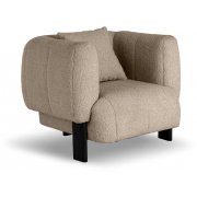 бежевый / черный