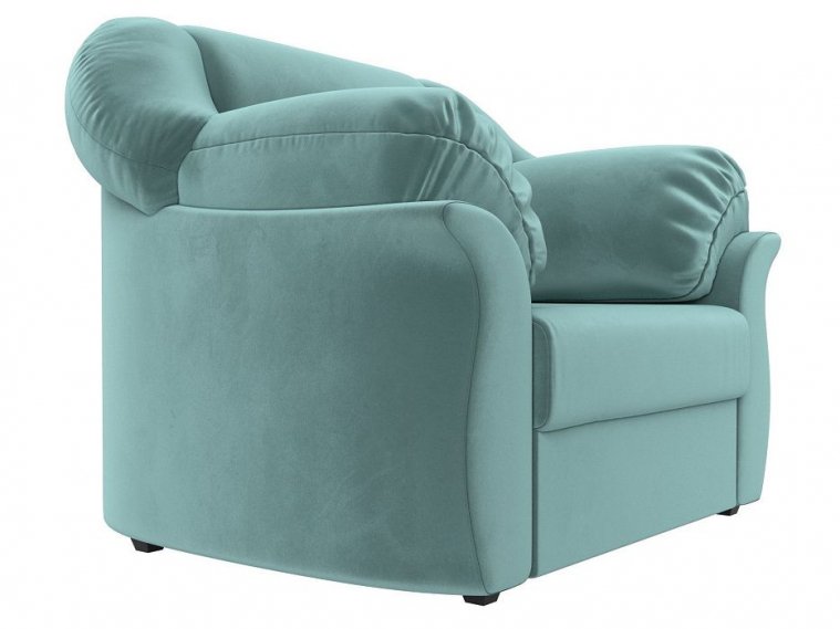 Кресло Карнелла бирюзовый велюр