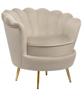 Кресло Pearl taupe коричневое
