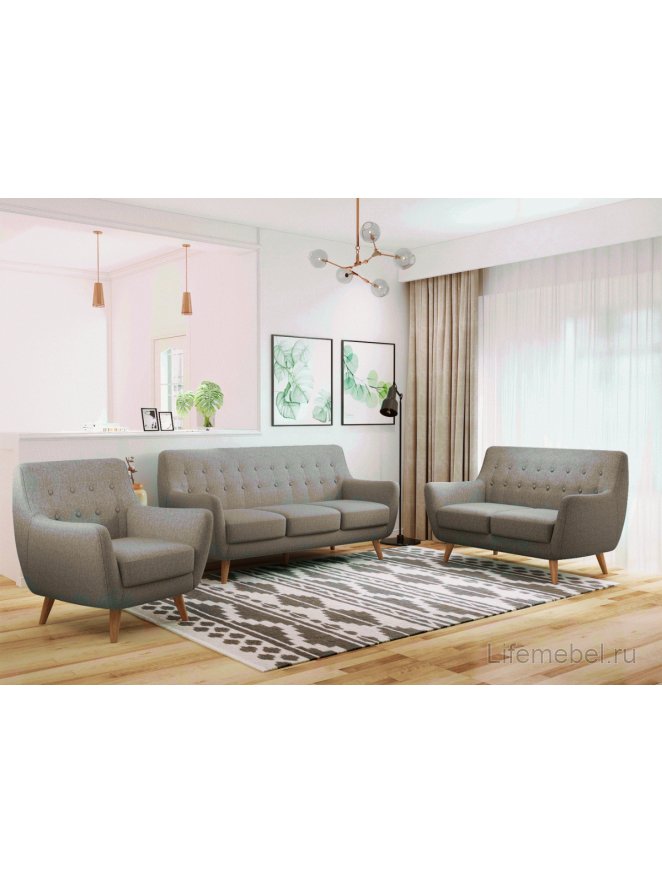 Кресло Picasso серое