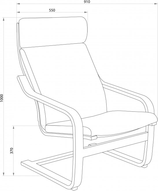 Кресло Relax бежевый