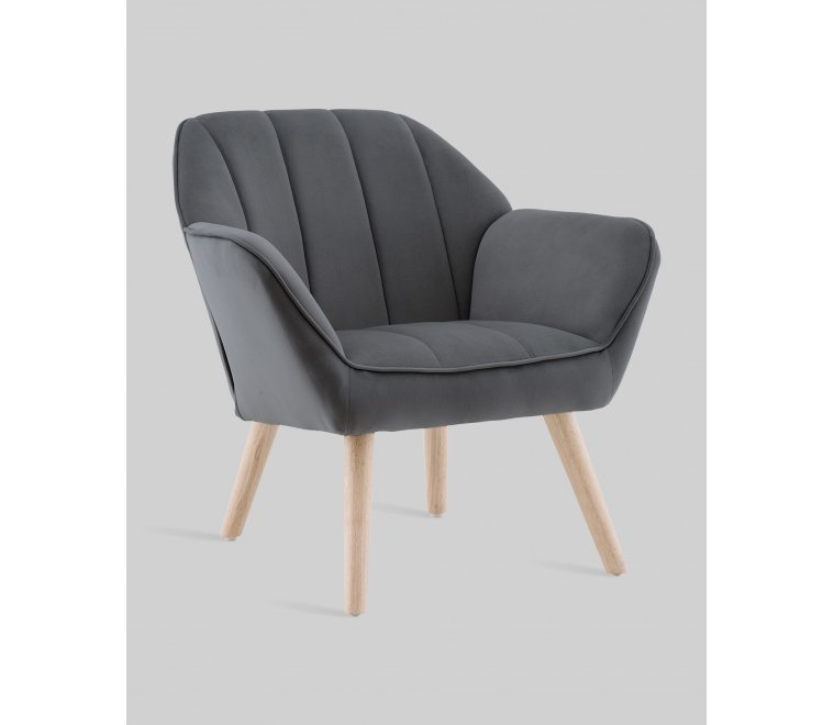 Кресло Руди серый