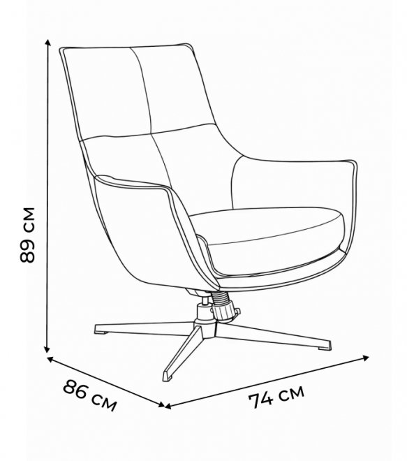 Кресло Senzo зеленый