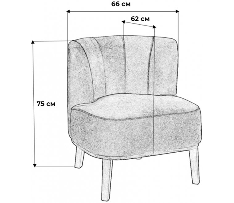 Кресло Шафран зеленое