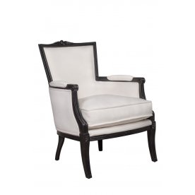 Мягкое полукресло с подлокотниками Tous white