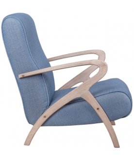 Низкое кресло Fobos blue