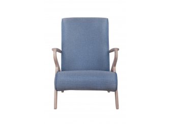 Низкое кресло Fobos blue