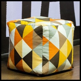 Пуф Куб янтарь