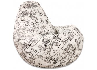 Пуф-мешок Раскраска