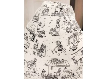 Пуф-мешок Раскраска