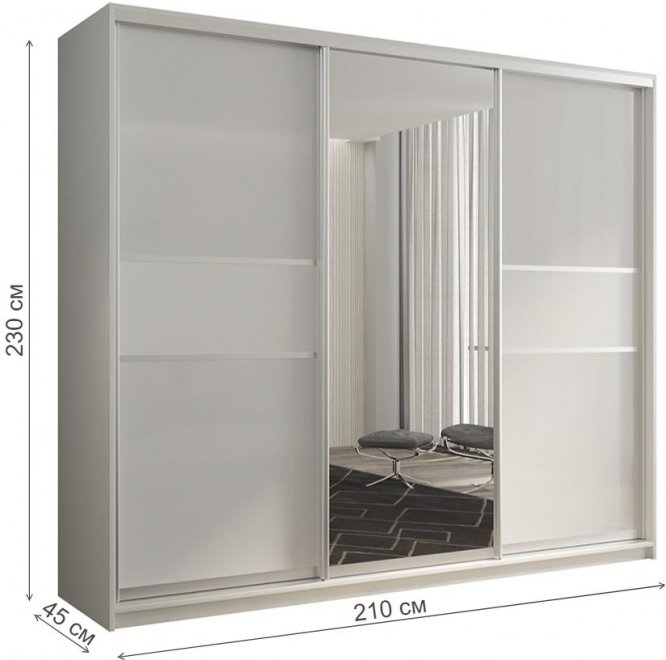 Шкаф-купе Кааппи 10 210х45 белый бриллиант