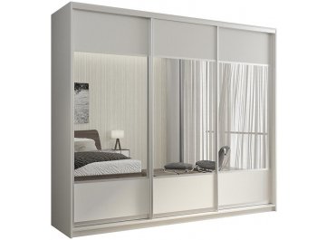 Шкаф-купе Кааппи 6 240х60 белый бриллиант
