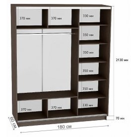 Шкаф-купе D3-01 220х60