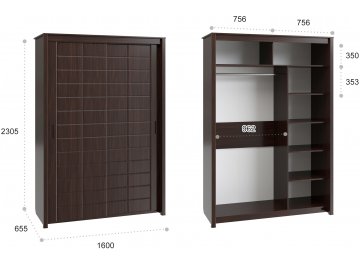 Шкаф-купе Изабель ИЗ-60К