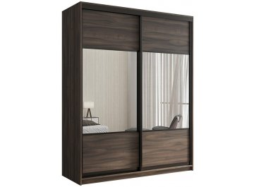 Шкаф-купе с зеркалом Кааппи 6 140х45 орех тьеполо