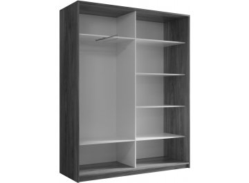 Шкаф-купе с зеркалом Кааппи 6 140х45 орех тьеполо