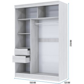 Шкаф-купе Танго-2 1,5 м