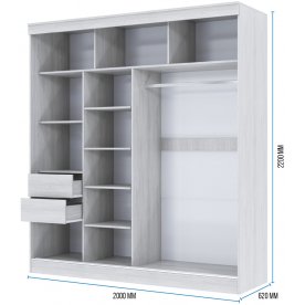 Шкаф-купе Танго-2 2 м