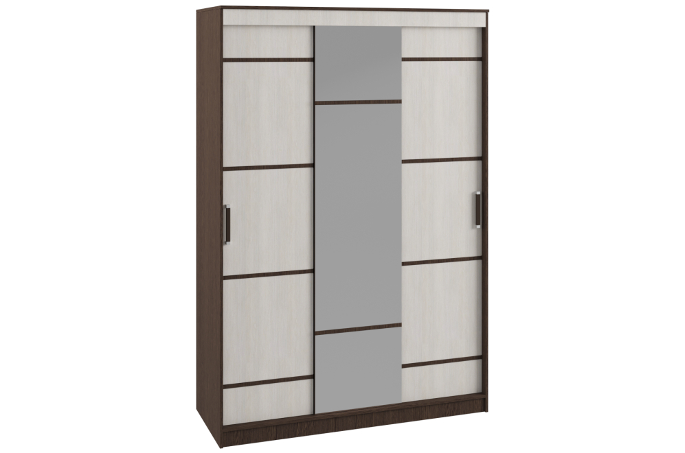 Шкаф-купе Лотос дуб белфорд / венге цаво