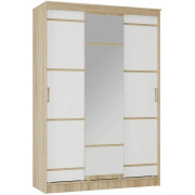 дуб сонома / белый