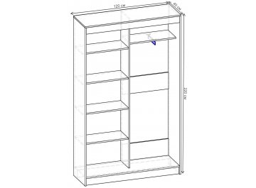 Шкаф-купе Стандарт 2 ШК.004.1200-09