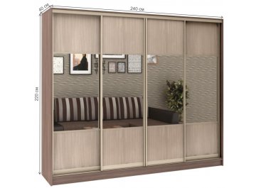 Шкаф-купе Стандарт Комбо 4.1 ШК.012.2400-19