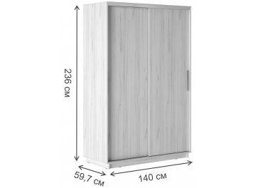 Шкаф-купе Уарас Стандарт 1400