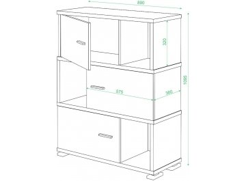 Стеллаж Эланта-30/3