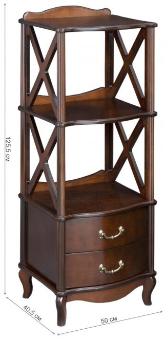 Этажерка Джульетта-2 орех