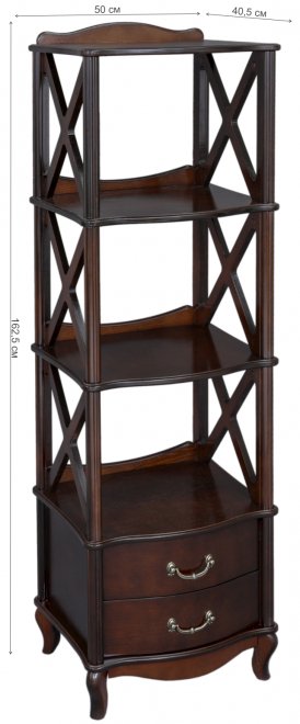 Этажерка Джульетта-3 орех