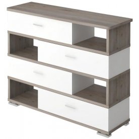 Комод Домино СБ-40/4-ПВК закругленая НБЕ