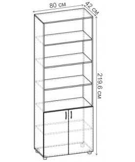 Стеллаж Стеллаж 800 СТ.026.800-01