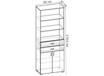 Стеллаж Стеллаж 800 СТ.028.800-01