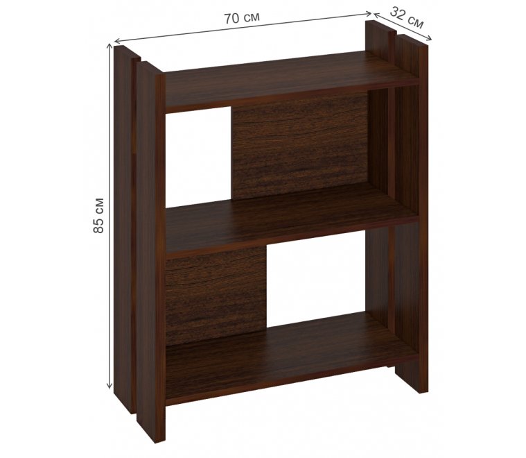 Стеллаж 85 см венге